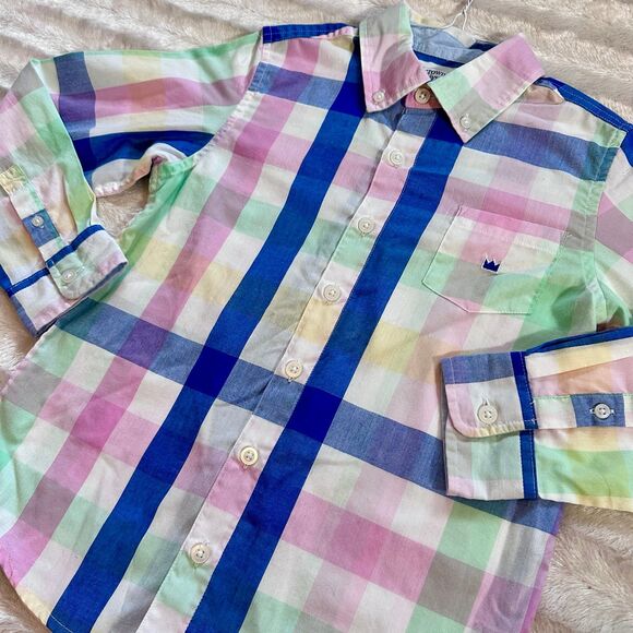 Crown and Ivy LS Button Up Size 8 - Picture 2 of 6